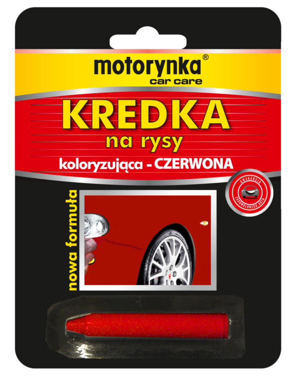 Kredka koloryzująca na rysy samochodowe - czerwona