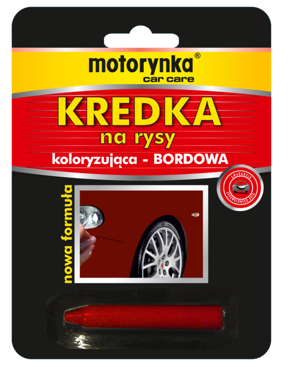 Kredka koloryzująca na rysy samochodowe - bordowa